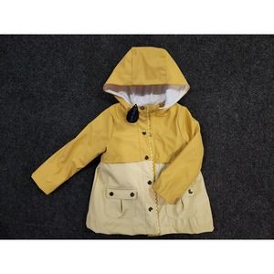 Cynthia Rowley Girls YELLOW Mustard RAIN COAT Jacket Size 2T NWT New w Tags